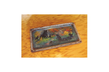 Image of Rivers Edge Tray Melamine 18in x 9.5in, Bear, 2118