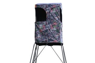 Image of Rivers Edge Treestands 10ft Tower Outpost with Blind, Black RE703