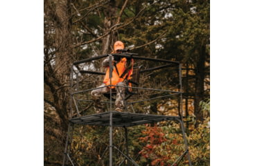 Image of Rivers Edge Treestands 12ft Shooting Platform, Black, 12 Foot, RE402T