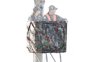 Image of Rivers Edge Treestands 2-Man Ladder Stand Curtain, Black RE753