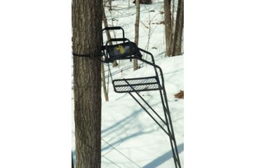Image of Rivers Edge Treestands Bowman Ladder Stand, Black RE635