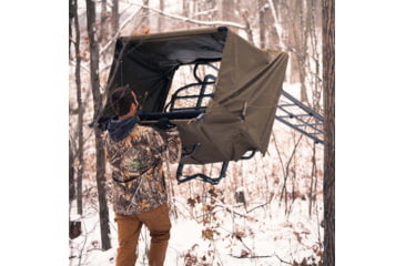 Image of Rivers Edge Treestands Concealment Lockdown Kit, 2-Man, Olive Tan, LD702