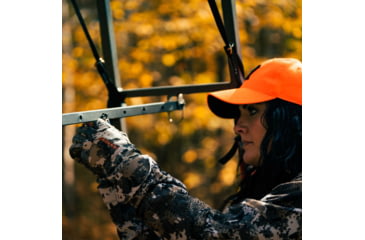 Image of Rivers Edge Treestands Deluxe Ladder Stand, Black RE647