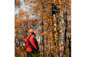 Image of Rivers Edge Treestands Deluxe Ladder Stand, Black RE647