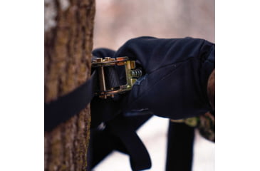 Image of Rivers Edge Treestands Lounger Tree Seat, Black/Camo, RE761