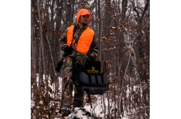 Image of Rivers Edge Treestands Lounger Tree Seat, Black/Camo, RE761