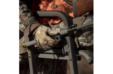 Image of Rivers Edge Treestands Relax Wide Ladder Stand Hang-on Stand, Black RE631