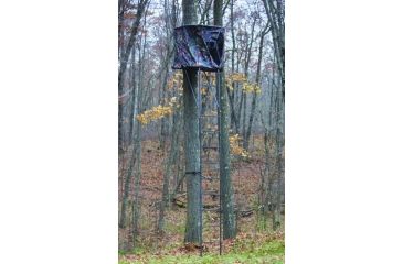Image of Rivers Edge Treestands Spin Shot Ladder Stand, Black RE637