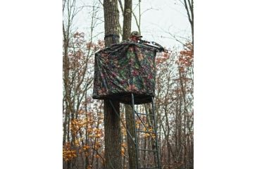 Image of Rivers Edge Treestands Spin Shot Ladder Stand, Black RE637