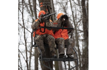 Image of Rivers Edge Treestands Standard 2-Man Ladder Stand, Black, RE649