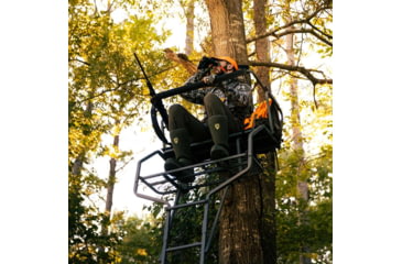 Image of Rivers Edge Treestands Standard 2-Man Ladder Stand, Black, RE649