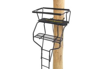 Image of Rivers Edge Treestands Standard 2-Man Ladder Stand, Black, RE649