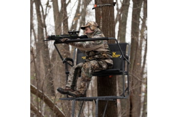Image of Rivers Edge Treestands Twoplex 2-Man Ladder Stand, RE665