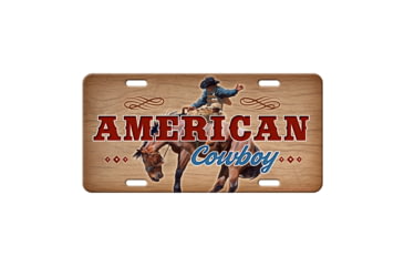 Image of Rivers Edge Vanity License Plate 12in x 6in - American Cowboy, 2706