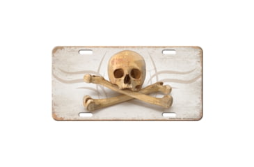 Image of Rivers Edge Vanity License Plate 12in x 6in - Skull and Crossbones, 2697