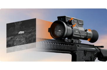 Image of RIX DBH D12 3-20x75mm Thermal Imaging Rifle Scope, 1280x1024, 50hz, Black, RIX DBH D12