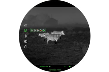 Image of RIX DBH D6 3-18x60mm Thermal Imaging Rifle Scope, 60Hz, 640x512 pixels, Black, RIX DBH D6