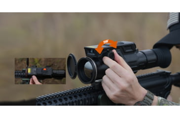 Image of RIX DBH D6 3-18x60mm Thermal Imaging Rifle Scope, 60Hz, 640x512 pixels, Black, RIX DBH D6