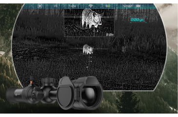 Image of RIX Leap L3R 3.2-9.6x35mm 30mm Tube Thermal Imaging Rifle Scope, 50 Hz, 384x288, Black, RIX LEAP L3R