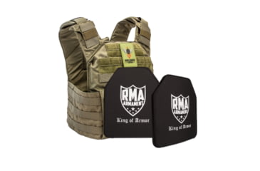 Image of RMA Armament Level IV Banshee System w/ Model #1155 Plates - Ranger Green, Kit Banshee 1155 Ranger Green