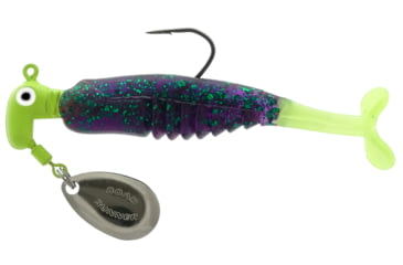 Image of Road Runner CX3-4863 Crappie X-Tractor, 1/8oz, 1per pack, 2/0 hk Junebug Chartreuse, CX3-4863