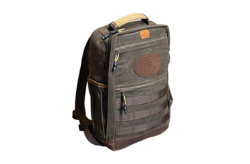 Image of Roaring Fire Dagen Waxed Canvas Backpack, Rustic Brown, 15.75x11.8x3.94 inch, RF-Wax Pack-OD