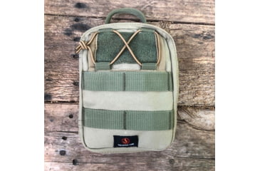 Image of Roaring Fire Ember MOLLE EDC Utility Organizer Pouch, FDE, 7.48x6x1.25 inch, RF-Pouch-DT-01