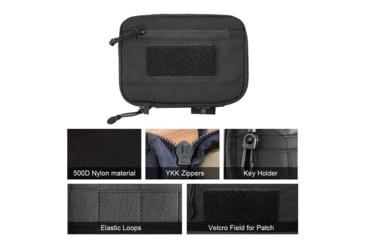 Image of Roaring Fire Picofire Pocket Pouch, Black, 6.3x4.33x1 inch, RF-Pocketpouch01-BK