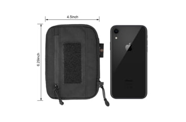 Image of Roaring Fire Picofire Pocket Pouch, Black, 6.3x4.33x1 inch, RF-Pocketpouch01-BK