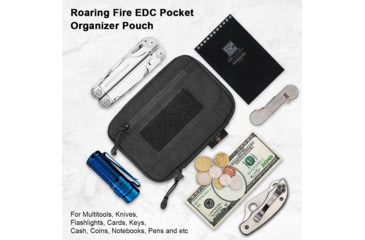 Image of Roaring Fire Picofire Pocket Pouch, Black, 6.3x4.33x1 inch, RF-Pocketpouch01-BK