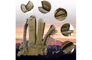 Image of Roaring Fire Roaring Fire 30L EDC Backpack, FDE, 17x8.6x8 inch, RF-BL07-DT