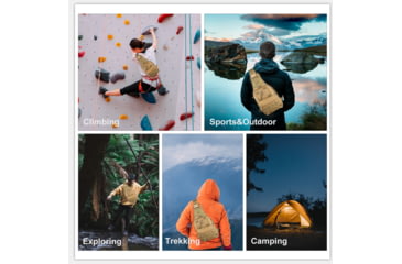 Image of Roaring Fire Sling Pack, FDE, 10.6x8.3x6.3 inch, RF-BL60-DT