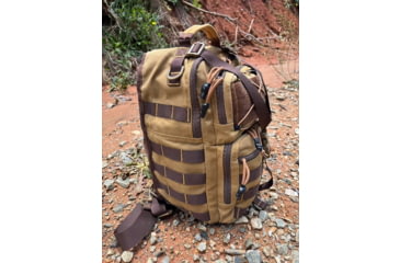 Image of Roaring Fire Slingshot Waxed Canvas Sling Pack, Brown, RF-Slingshot-Waxed Canvas