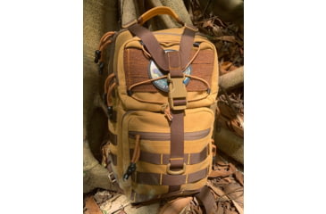 Image of Roaring Fire Slingshot Waxed Canvas Sling Pack, Brown, RF-Slingshot-Waxed Canvas