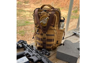 Image of Roaring Fire Slingshot Waxed Canvas Sling Pack, Brown, RF-Slingshot-Waxed Canvas