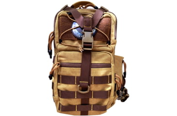 Image of Roaring Fire Slingshot Waxed Canvas Sling Pack, Brown, RF-Slingshot-Waxed Canvas