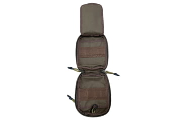Image of Roaring Fire Smolder Waxed Canvas Organizer Pouch, Rustic Brown, 7.87x6.1x1.77 inch, RF-Smolder Pouch-Brown