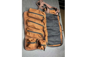 Image of Roaring Fire The Pack Mule Mini Tool Roll Bag, Brown, One Size, RF-The Pack Mule Mini-Brown