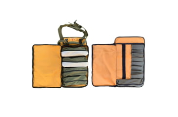 Image of Roaring Fire The Pack Mule Versatile Double-sided Tool Roll Bag, Orange, 24.8x13 inch, RF-TB PRO-YW