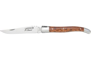 Image of Robert David Languiole. Folder Knife, stainless clip blade, Snakewood handle RD090612