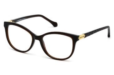 Image of Roberto Cavalli RC0752 Eyeglass Frames - Shiny Dark Brown Frame Color