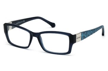 Image of Roberto Cavalli RC0753 Eyeglass Frames - Shiny Blue Frame Color