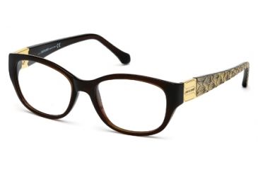 Image of Roberto Cavalli RC0754 Eyeglass Frames - Shiny Dark Brown Frame Color