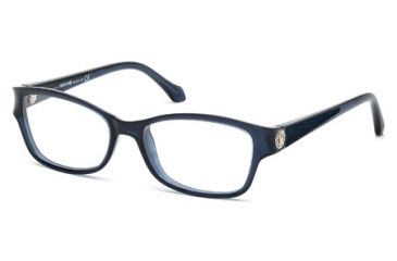 Image of Roberto Cavalli RC0759 Eyeglass Frames - Shiny Blue Frame Color