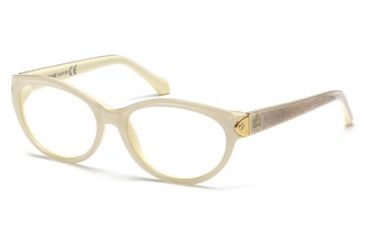 Image of Roberto Cavalli RC0769 Eyeglass Frames - Ivory Frame Color