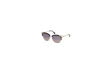 Image of Roberto Cavalli RC1014 Sunglasses - Shiny Black Frame Color, Gradient Smoke Lens Color