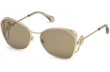 Image of Roberto Cavalli RC1062 Sunglasses - Gold Frame Color, Brown Mirror Lens Color