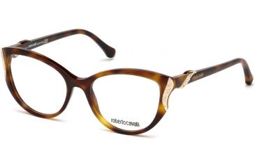 Image of Roberto Cavalli RC5055 Eyeglass Frames - Dark Havana Frame Color, Dark Havana Lens Color
