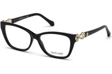Image of Roberto Cavalli RC5060 Eyeglass Frames - Shiny Black Frame Color, Shiny Black Lens Color