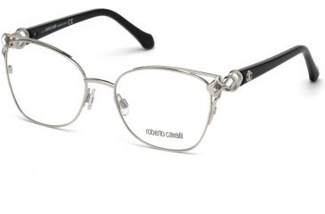 Image of Roberto Cavalli RC5062 Eyeglass Frames - Shiny Palladium Frame Color, Shiny Palladium Lens Color